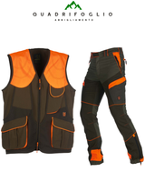 Completo Gilet Pantalone Univers Pernice arancio