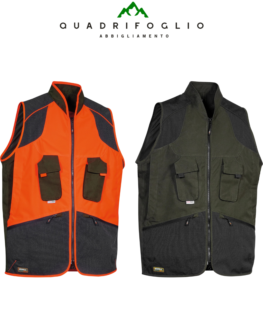 Gilet Cofra Wulfen arancione, neutro