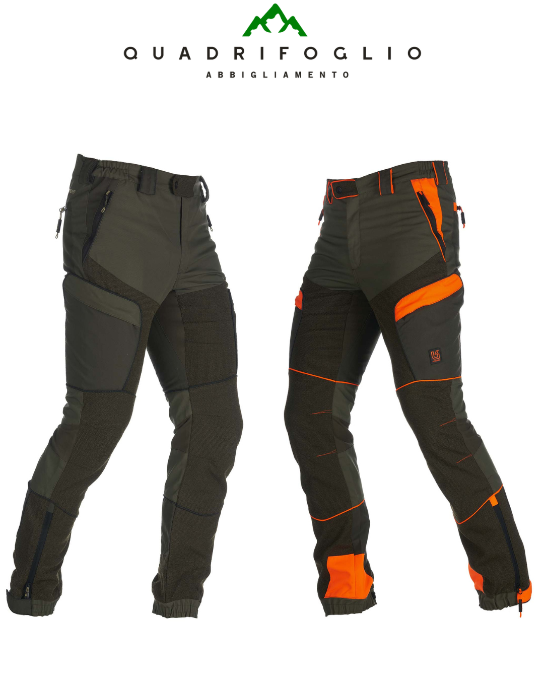 Pantalone Univers Pernice neutro, arancio