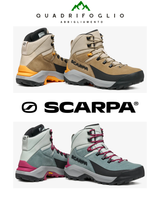 Scarpone Scarpa Mustang TRK GTX Beige Desert - Mango uomo, Verde Conifer - Lampone donna