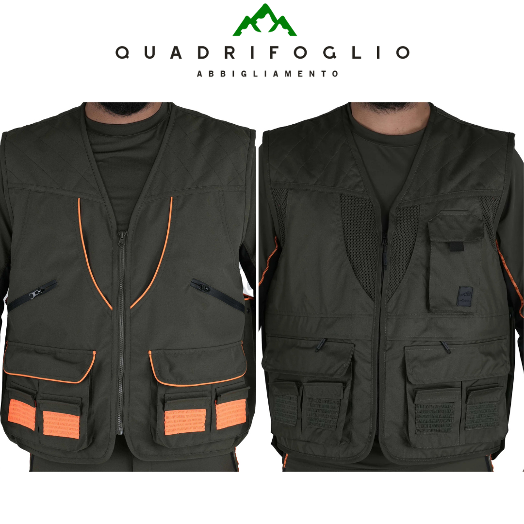 Gilet Masseria 14 Verde/ Arancio