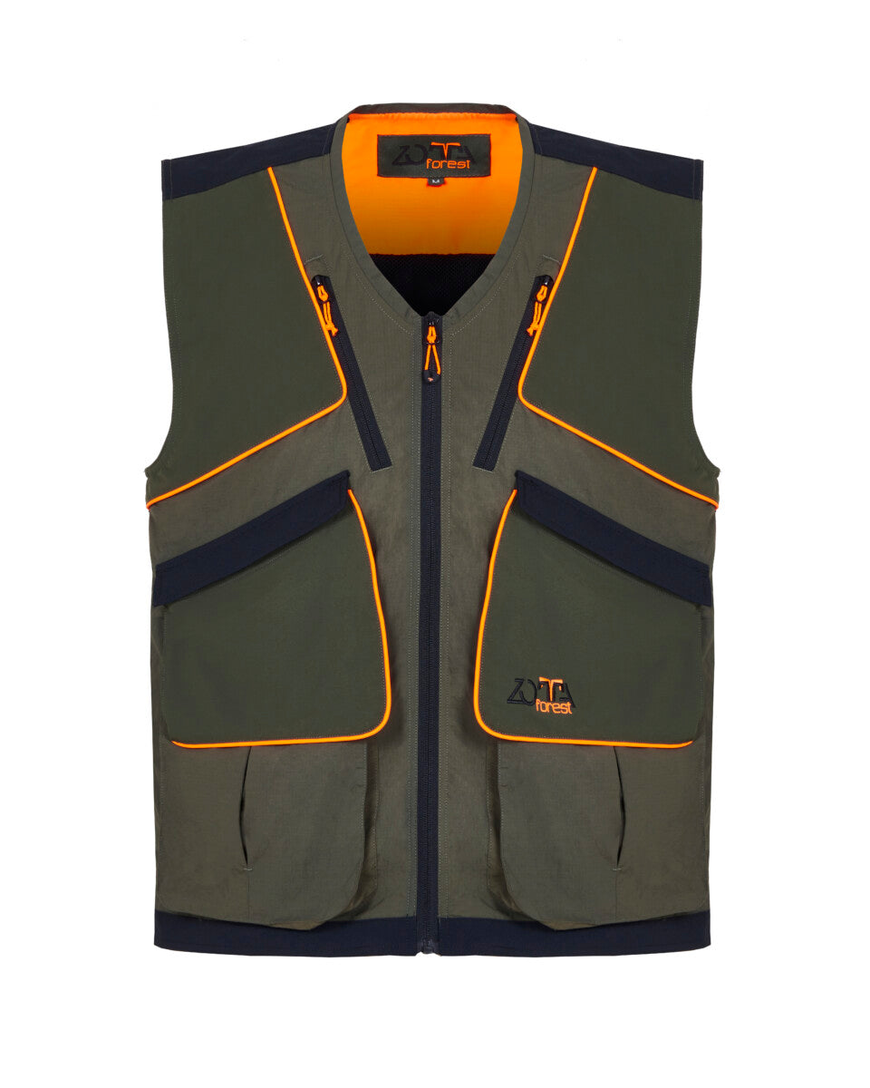 Zotta forest flaming man vest