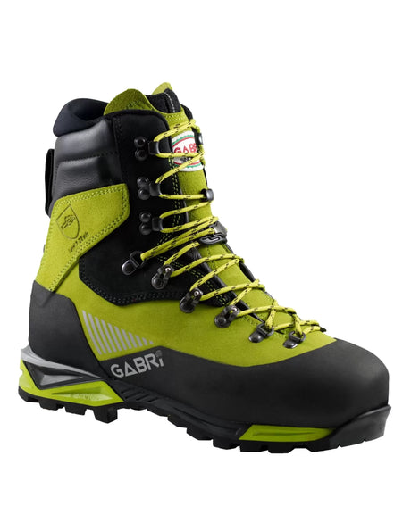 Scarpone gabri anti taglio s3 logwood verde, giallo