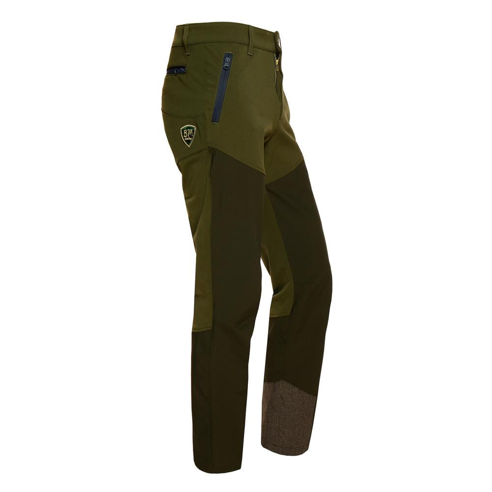 Pantalone BM hunting caccia woods evo green power